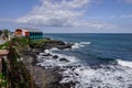 Beautiful sea and cliff in Jeju Island