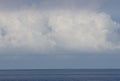 Beautiful sea and clouds sky Royalty Free Stock Photo