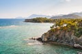 Beautiful sea coast near Kemer, Turkey. Royalty Free Stock Photo