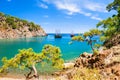 Beautiful sea coast near Kemer, Turkey