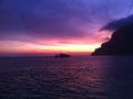 Beautiful sea facing Capri Sunset