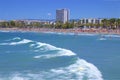 Coast in Salou, Costa Daurada, Spain Royalty Free Stock Photo