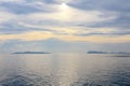 Beautiful sea koh samui island view from ferry Royalty Free Stock Photo