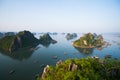 Beautiful sea landscape in Ha Long Bay, Vietnam.