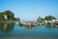 Beautiful sea landscape in Ha Long Bay, Vietnam.