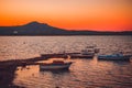 Beautiful sea landscape near city Ayvalik, Turkey Royalty Free Stock Photo