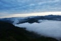 Beautiful Sea of Mist in Betong Thailand. in morning time