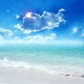 Beautiful sea summer or spring abstract background Royalty Free Stock Photo