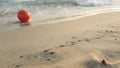 Beautiful sea with turquoise water and golden beach in Alimini, Salento,Puglia, Italy Royalty Free Stock Photo