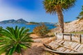 Idyllic seaside view in Sant Elm, Mallorca island