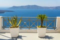 Beautiful Sea View From Fira In Santorini, Greece