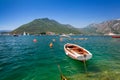 Beautiful sea view. Kotor bay in Montenegro