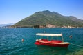 Beautiful sea view. Kotor bay in Montenegro Royalty Free Stock Photo