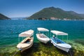 Beautiful sea view. Kotor bay in Montenegro Royalty Free Stock Photo