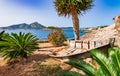 Beautiful sea view at seaside of Sant Elm, Spain island Majorca