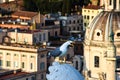 Beautiful Seagull Squawking in Rome Royalty Free Stock Photo