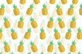 beautiful seamless art background wallpaper of the pineapple