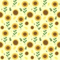 Beautiful seamless floral pattern.