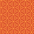 Beautiful seamless hexagonal geometrical pattern. hexagonal texture illustration