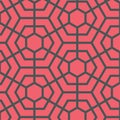 Beautiful seamless hexagonal geometrical pattern. hexagonal texture illustration