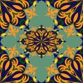 Beautiful seamless pattern. decorative elements vector illustration Royalty Free Stock Photo