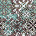 Beautiful seamless pattern. Decorative elements. vector illustration Royalty Free Stock Photo