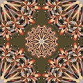 Beautiful seamless pattern. Decorative elements. vector illustration Royalty Free Stock Photo