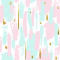 Beautiful seamless pattern with nude watercolor stripes. hand painted brush strokes. Background romantic design. for greeting Royalty Free Stock Photo