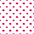 Beautiful seamless pattern of red fresh roses with water drops on white background. Flowers abstract seamless pattern Royalty Free Stock Photo