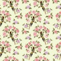 Beautiful Seamless peony pattern