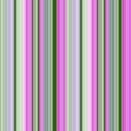 Beautiful seamless striped pattern of different widths, with shades of green and fuchsia, vector