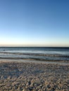 Beautiful seascape of Bowman Beach, sanibel Island Royalty Free Stock Photo