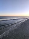 Beautiful seascape of Bowman Beach, sanibel Island Royalty Free Stock Photo