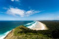 Beautiful seascape of the Byron Bay Beach Royalty Free Stock Photo