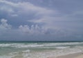 Beautiful seascape. The Caribbean, Tulum in Quintana Roo, Mexico.