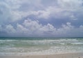 Beautiful seascape. The Caribbean, Tulum in Quintana Roo, Mexico.