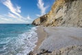 Beautiful seascape in the Costa Blanca. Benidorm, Spain Royalty Free Stock Photo