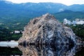 Beautiful seascape Crimea. Partenit. Mountain. Sea.