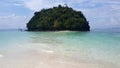 Beautiful seascape of famous Talay Waek Unseen Thailand at Krabi, Andaman sea, Thailand Royalty Free Stock Photo