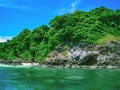 Beautiful seascape with Koh talu island rayong city,