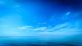 Beautiful seascape sea horizon and sky. Royalty Free Stock Photo