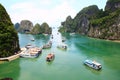 The view of hlong bay at vietnam.