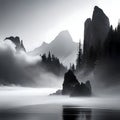 Beautiful seascape view - ai generated image