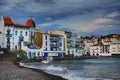 Beautiful seashore in CadaquÃÂ©s Royalty Free Stock Photo
