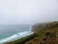 Beautiful seashore scenery in Cangas, Galicia