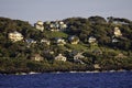 Beautiful Seaside Homes Island of Roatan Royalty Free Stock Photo