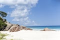 Beautiful secluded tropical beach Royalty Free Stock Photo