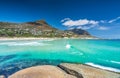 Turquoise waters at a secret beach in Cape Town