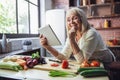 Old woman in the kitchen Royalty Free Stock Photo