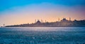 Beautiful Sepia Photograph of Istanbul`s Old City, including the Blue Mosque Royalty Free Stock Photo